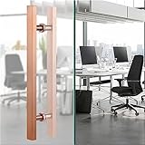 KHLMSRXJ Türgriff für Scheunentür, 61 cm, Türgriffe für Glastür, kommerzielle Firma,...