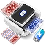 Kartenmischmaschine Elektrische - Automatischer Mischmaschine Karten,USB Kartenmischer mit Akku...