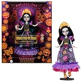 Monster High Puppe, Skelita Calaveras Dia De Muertos Sammlerstück mit traditionellem Zuckerschädel...