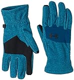 Under Armour Men's ColdGear Infrared Fleece 2.0 Gloves, Techno Teal (489)/Black, Small