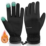 Thermo Fahrradhandschuhe Herren Damen -Warme WinterHandschuhe Touchscreen Wasserdicht Winddicht...