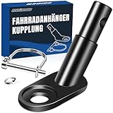 Coicer Fahrradanhänger Kupplung Anhängerkupplung Anhänger Adapter Hundeanhänger für Fahrrad mit...