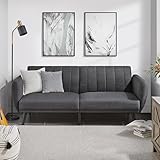 Yaheetech 3-Sitzer Sofa 3-in-1 Schlafsofa Couch, mit Schlaffunktion, Polstersofa Ecksofa Stoffsofa...