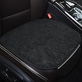 Elegante Auto Sitzauflagen, Atmungsaktives Sitzkissen Auto Vordersitze aus Leinen, Autositzkissen...