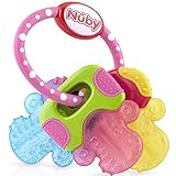 Nûby Beißring für Babys fördert Sehsinn & Motorik, Greifling mit ICE-Gel erreicht auch die...