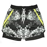 TPAZGHE Schnelltrocknende Herren-Shorts mit Kordelzug, 2-in-1, Sport-Shorts, Training,...