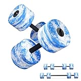 HAPBEAR 3-in-1 Wasserhanteln mit Verbindungsstange – 2er-Set Aqua Hanteln & Wassergymnastik...