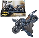 Spin Master Batman Adventures Batcycle - transformierendes 2-in-1 Fahrzeug Motorrad und Gleiter,...