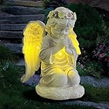 lifemet Solar Gartendeko Engel Garten Figuren - Fairy Gartenstatuen Wasserdicht Engelskulptur Licht...