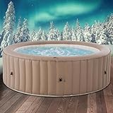 𝐁𝐑𝐀𝐒𝐓® Whirlpool aufblasbar MSpa Bristol für 8 Personen | Ø224x70cm | In- Outdoor...