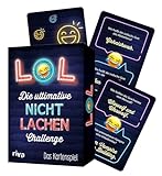 LOL – Die ultimative Nicht-lachen-Challenge: Das Kartenspiel. Mit den besten Witzen, Flachwitzen,...