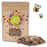 100g Blumenwiese Samen für eine bunte Bienenweide - Farbenfrohe & nektarreiche Wildblumensamen...