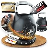 SPORTSCHMIEDE Kettlebell Set – Verstellbare Hanteln für Heimtraining und Fitness Kettlebell in...