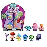 Disney Doorables Alles Steht Kopf 2 Collection Peek, 9 Exklusive 3,8 cm große Sammelfiguren,...