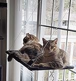 Dracarys Katzen hängematte Fenster | für große Katzen bis 25 kg | Verstärkte Katzenhängematte...