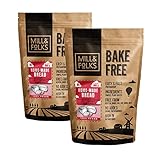 Mill & Folks Backfreie hausgemachte Brotmehlmischung 2 x 900 g | Vegan und glutenfrei