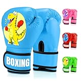 JUOIFIP Boxhandschuhe Kinder, Boxhandschuhe für Kinder 3 bis 14 Jahre, PU-Leder, Kinder Box...