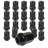 20 Radmuttern geschlossen Kegelbund 60° M12 x 1,5 kompatibel mit Ford, Chrysler, Toyota, Hyundai,...