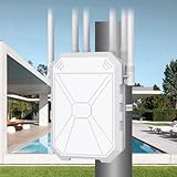 AX1800 Outdoor WLAN Repeater WiFi 6, Gigabit Dualband 2,4 GHz & 5 GHz WLAN Access Point, PoE/DC...