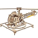 UGEARS Mini-Hubschrauber - 3D-Holzpuzzle-Bausatz - Einzigartige Puzzles für Erwachsene -...