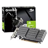 MAXSUN NVIDIA GeForce GT 710 2GB Silent Grafikkarte (Passiv 0dB Kühlung, Low Profile DVI, VGA,...