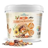 Ida Plus Edel Eichhörnchenfutter - 1000 g - Reich an Nüssen & Früchten - Ganzjahres Futter im...