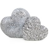 Logbuch-Verlag Grabdeko Zwei verbundene Herzen mit Inschrift In Liebe Trauer Friedhof Grabschmuck 20...