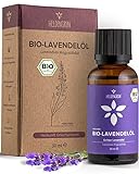Heldengrün® BIO Lavendelöl [100% NATURREIN] - Lavandula Angustifolia - Ätherische Öle Bio -...