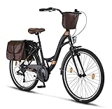Licorne Bike Stella Plus Premium City Bike Aluminium Fahrrad für Mädchen, Jungen, Herren und Damen...