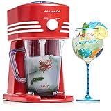 Salco Slush-Ice-Maker Slush-Eis-Maschine, 2 Betriebs-Modi für grobes und feines Eis,...