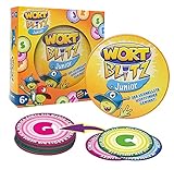 HCM Kinzel Wortblitz Junior witzige Kartenspiel für Kinder ab 6 Jahren, ideal zum Buchstabenlernen...