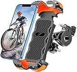 Glangeh Handyhalterung Fahrrad, [Sicheres Schloss] 360° Drehbar Universal Handyhalterung Motorrad,...