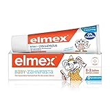 elmex Baby Zahnpasta, 1 x 50 ml - Zahncreme für Milchzähne, für Kinder von 0-2 Jahren , 50ml (1er...