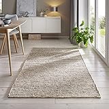 Taracarpet Gewalkter Handwebteppich Helsinki aus hochwertiger Schurwolle hergestellt in der EU fürs...