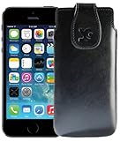 Suncase Original Echtleder Tasche für | Apple iPhone SE/iPhone 5S | Leder Etui Handytasche...