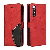 CXTcase Handyhülle für Sony Xperia 10 V, Flip PU Leder Hülle Sony Xperia 10 V Cover, Modisch Flip...