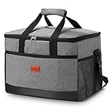 33L Lsolierte Picknick-Kühltasche Kühlbox Faltbar Cooler Bag Isoliertasche Lunchtasche...