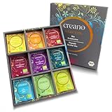Creano Bio Kräutertee Geschenkset „ORGANIC HERBAL TEA“ - 27 Bio-Teebeutel in 9...
