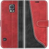 Mulbess Klapphülle für Samsung Galaxy S5 / S5 Neo Schutz Case, Kunstleder Handy-Hülle mit...