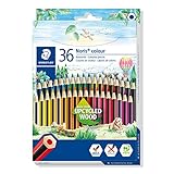 STAEDTLER Buntstifte Noris colour, rutschfeste Soft-Oberfläche, hohe Bruchfestigkeit, Made from...