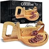 mikamax, Wurstschneider Guillotine für Zuhause, schnelle und gleichmäßige Wurstscheiben, scharfe...