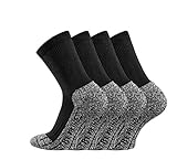 TippTexx24 Trekkingsocken-Wandersocken mit Anti-Loch-Garantie, 4 Paar (Sparpack)/Unisex/SUPERGARN...