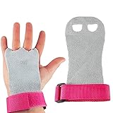 Leder-Sporthandschuhe | GRAU/SCHWARZ Schützt Hand, Handfläche, Handgelenk – Kids/Erwachsene...