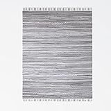 MY-RUG Handgewebter Chindi Fleckerlteppich 120x170 cm aus Baumwolle | Wendeteppich | handgemachter...