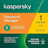 Kaspersky Password Manager | Unbeschränkte Anzahl von Geräten | 1 Benutzerkonto | 1 Jahr |...