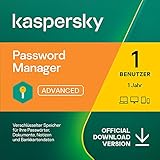 Kaspersky Password Manager | Unbeschränkte Anzahl von Geräten | 1 Benutzerkonto | 1 Jahr |...