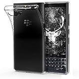 kwmobile Hülle kompatibel mit BlackBerry KEYtwo LE (Key2 LE) - Silikon Handyhülle transparent -...