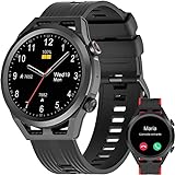 IOWODO R8Pro Smartwatch Herren Damen mit Telefonfunktion,1,39'' Touchscreen Fitnessuhr Uhr mit...