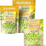 ZenGreens® - Bio Alfalfa Sprossen Samen - Wähle zwischen 10g, 200g und 500g - Alfalfa Samen...