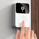 FENGDIAN Wireless Doorbell mit Camera-HD Video Türklingel Weitwinkel Monitor mit Klare...